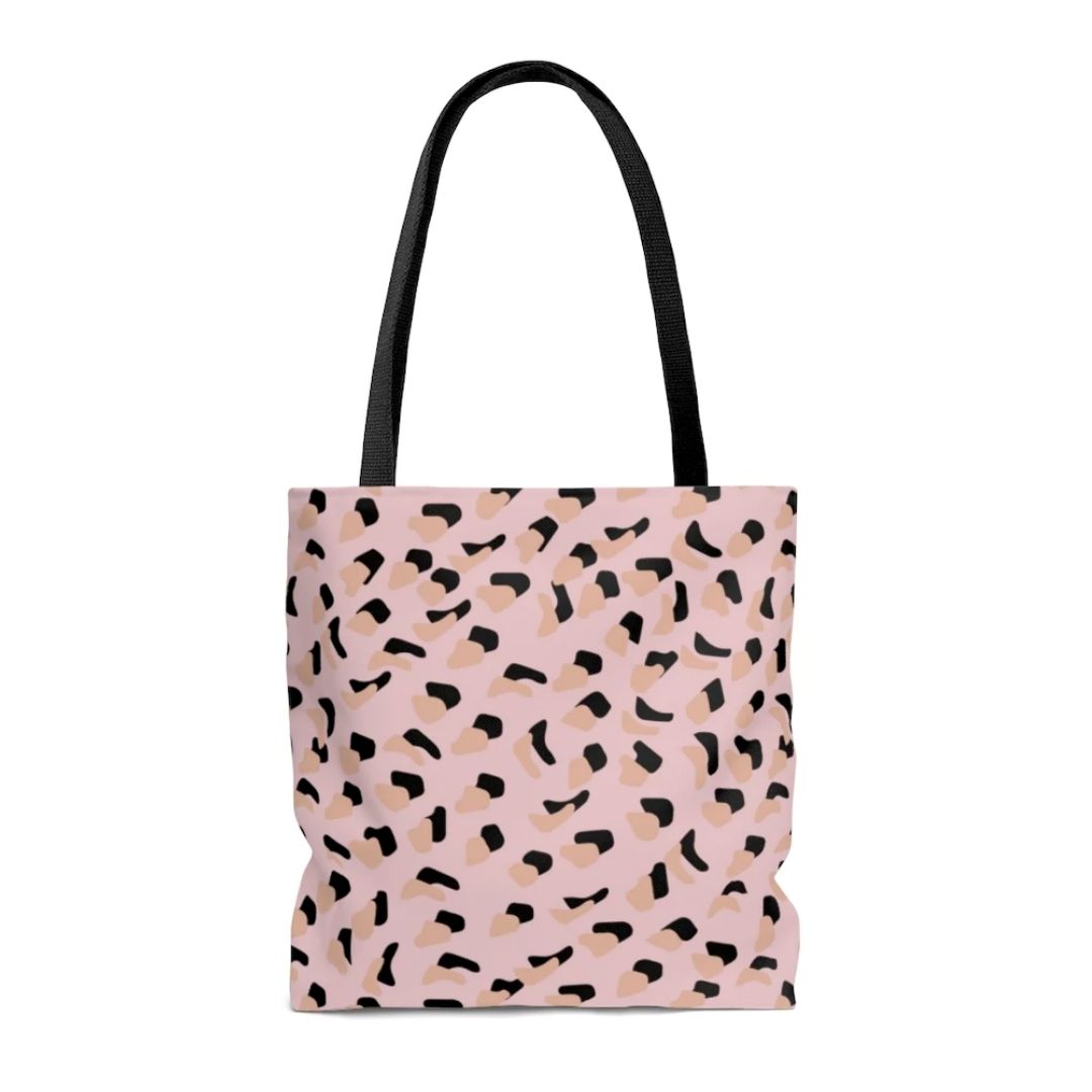 Pink Leopard Tote Bag Medium