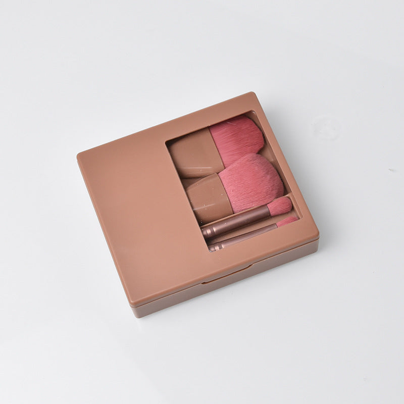 Portable 5-Piece Makeup Brush Set