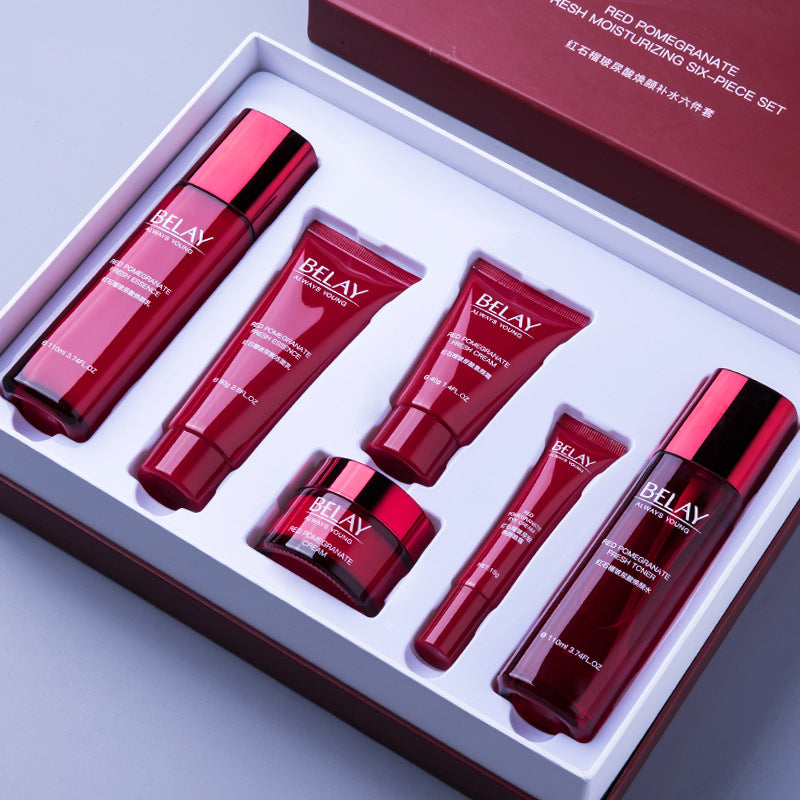 Pomegranate Hyaluronic 6-Step Skincare Set