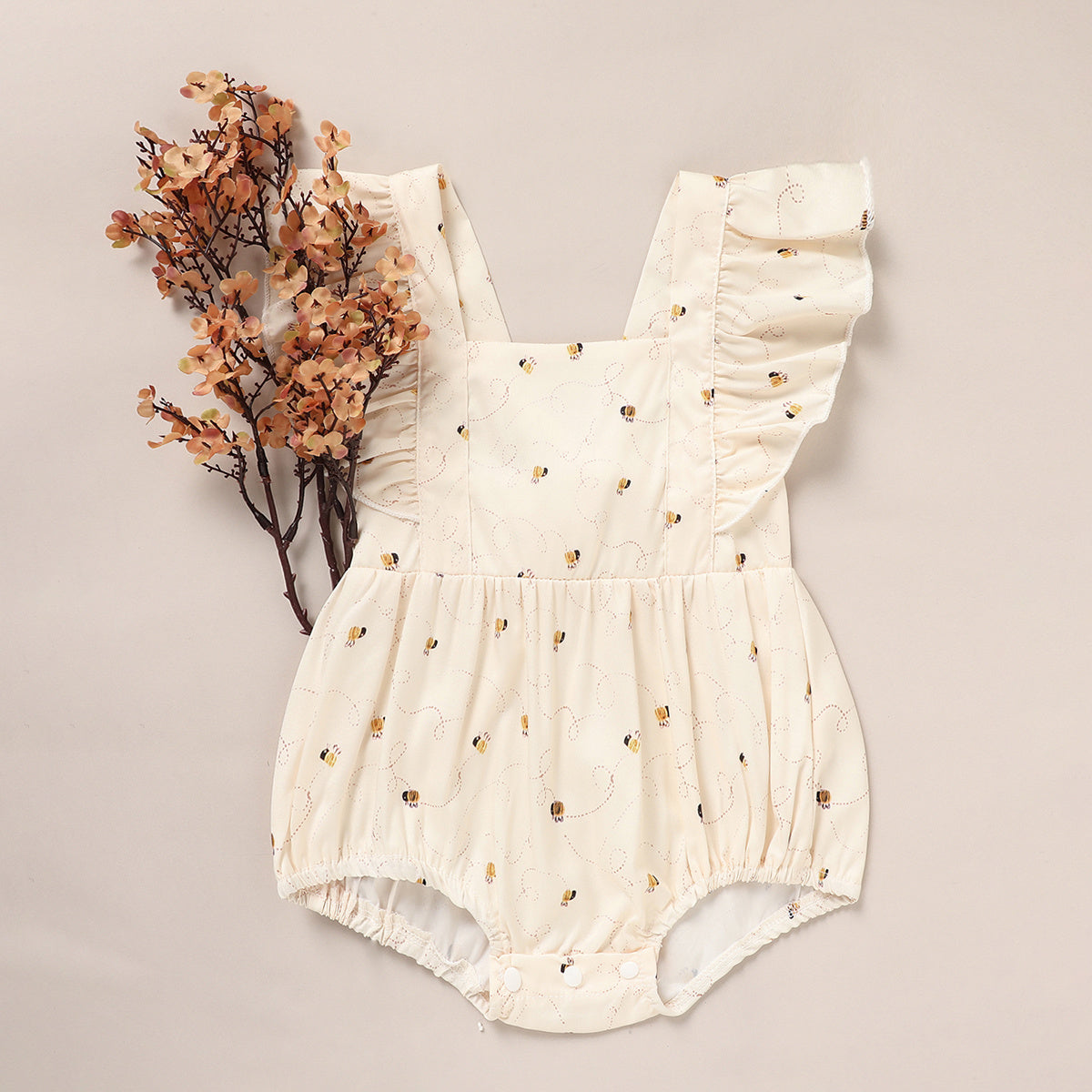 Baby Girl Honeybee Romper