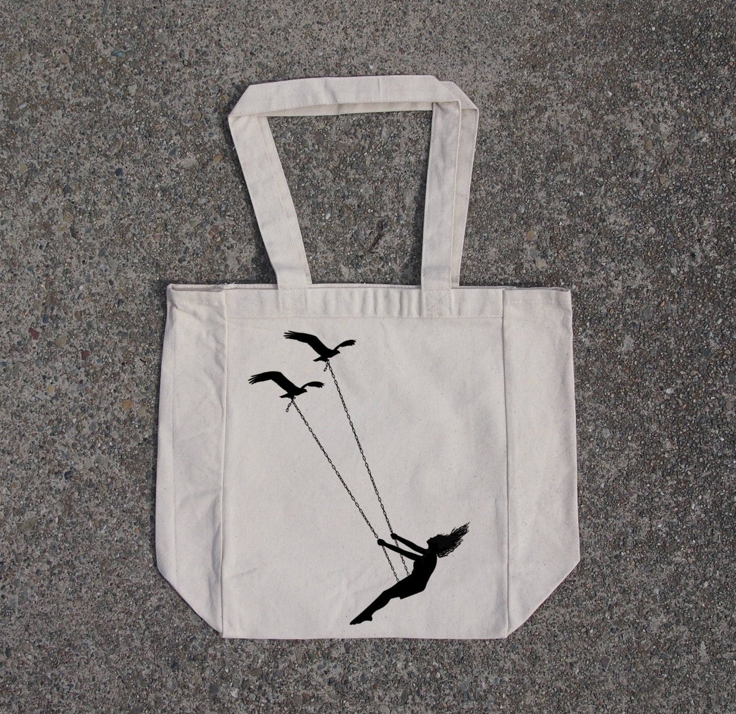 Flying Bird Swing Tote Bag